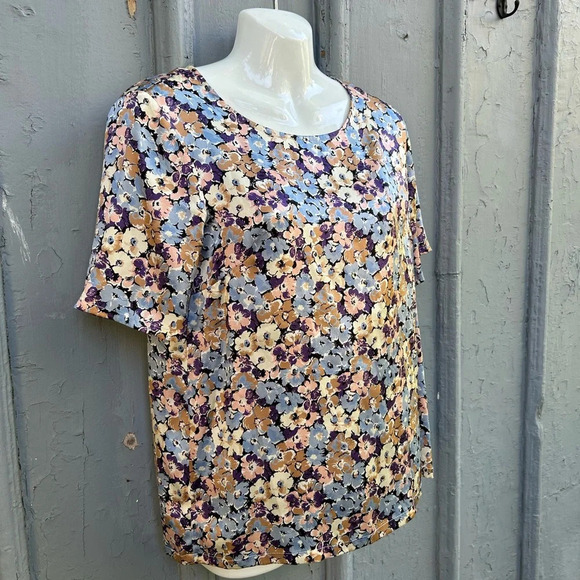 Souleiado Elise Florentine Ciel Blouse, size Small - Picture 6 of 13